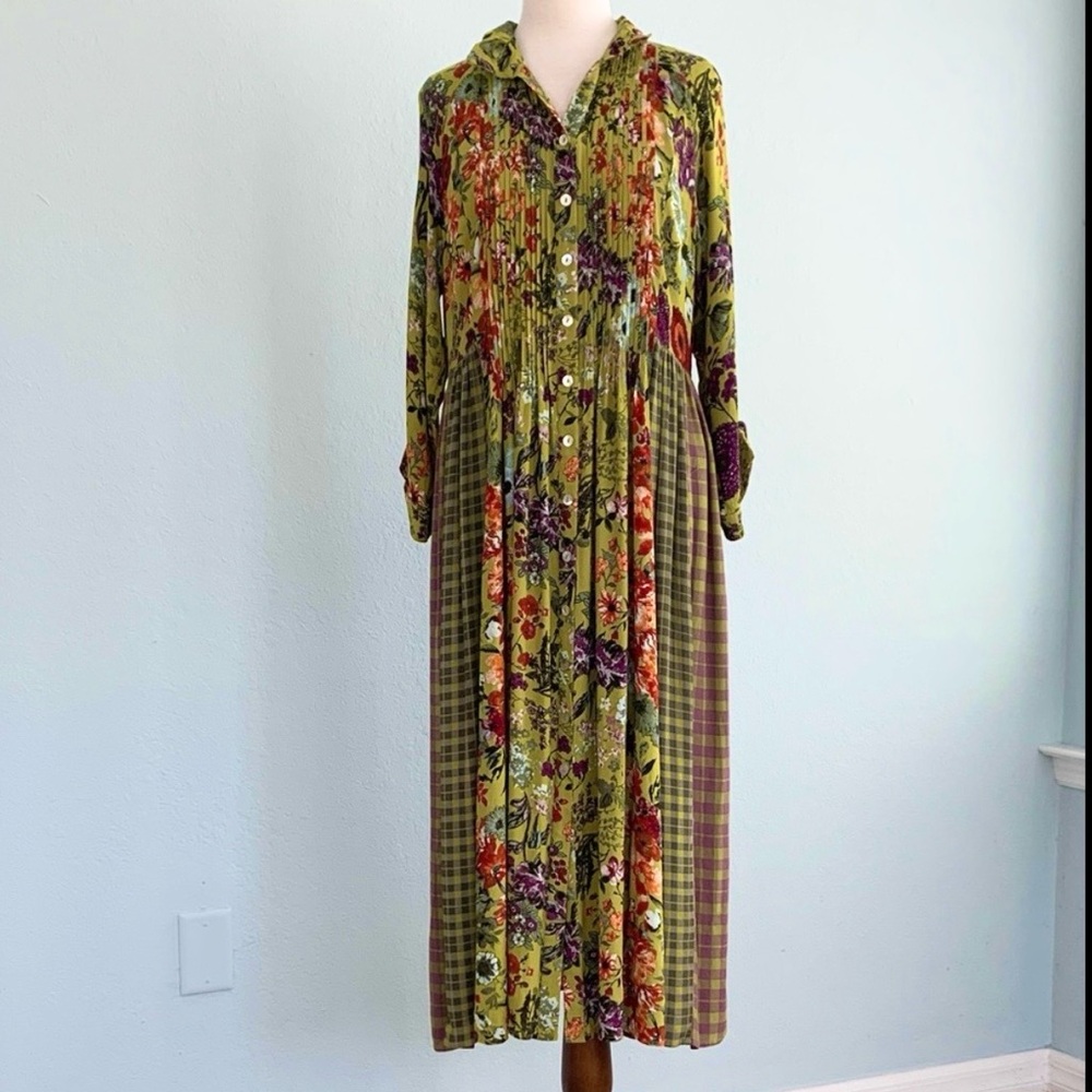 John Mark Multi Print Shirt Dress - Picture 3 of 16